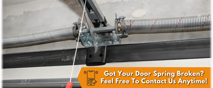 Broken Garage Door Spring Sacramento CA